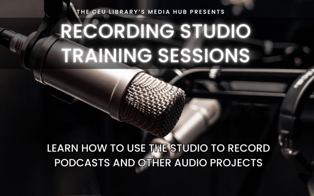 Audio Recording Studio Training Sessions